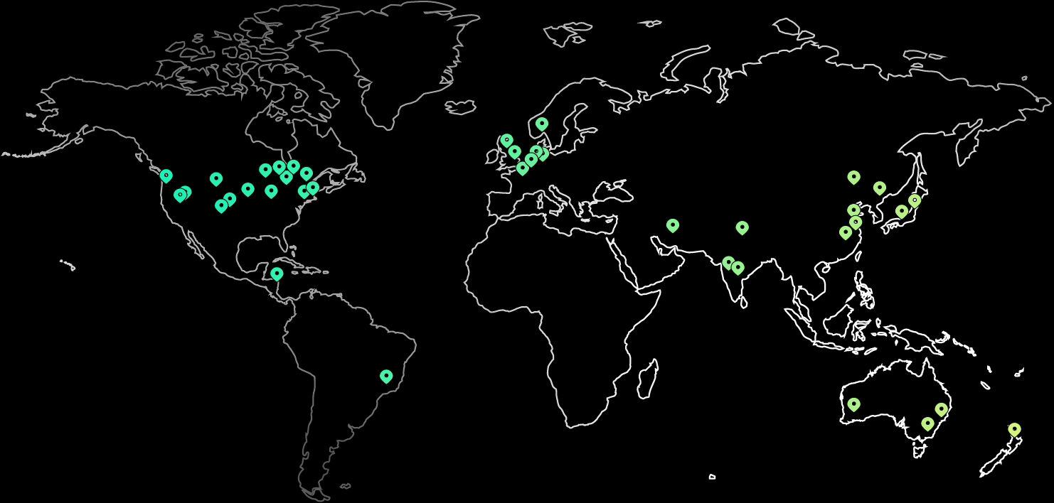 Bureaux de Project dans le monde